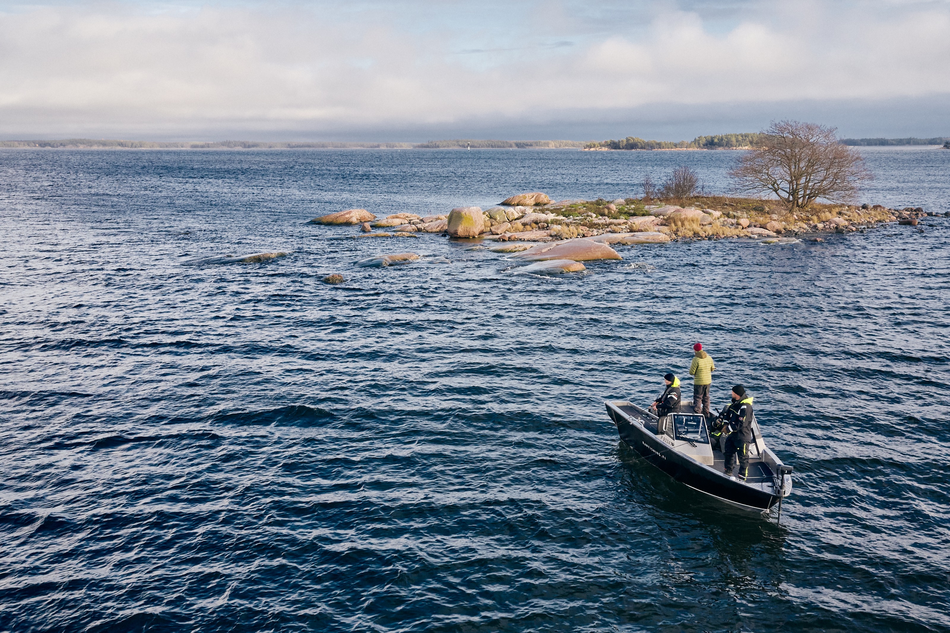 Boat in the archipelago